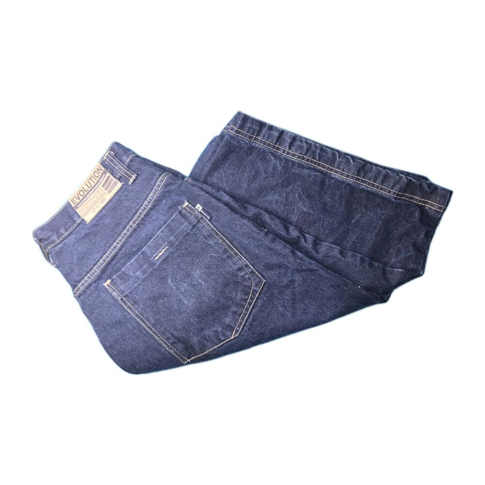 Evolution In Design Jean Shorts Mens 36 Baggy Y2K Denim Hip Hop JNCO Style